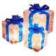 thumbnail image 2 of Adorno Navideño Cajas Regalo Iluminadas Navideñas Juego 3 Con Lazo Iluminado, 2 of 9