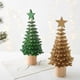 thumbnail image 5 of Mini árbol de Navidad de madera, decoración de mesa artesanal, centro de mesa navideño de 30 cm, decoración rústica para el hogar., 5 of 5