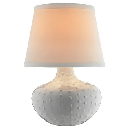 - Cresswell Lighting Textured Ceramic Accent Lamp