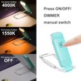 thumbnail image 3 of Lámpara de lectura con clip Blueled, lámpara de lectura para libros en la cama, luz agradable para la vista, recargable por USB, 2 configuraciones de brillo para protección ocular, luz LED,, 3 of 5