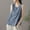 Blue, variant on Admvng Tank Tops for Women Plus Size Solid Cotton Linen Round Neck Loose Fit Sleeveless Tops L-4XL