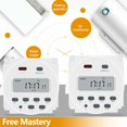 thumbnail image 4 of CN101A DC 12V Programmable Digital LCD Timer LCD Display Digital, 4 of 4