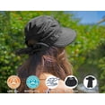 thumbnail image 3 of Chapeaux Simplicity pour Femmes UPF 50+ Protection Solaire UV Visière de Plage Convertible, 3 of 4