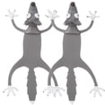 thumbnail image 2 of Marcadores de Libros en 3D CartoonMarkWolf 2Pzas Lobo Longitud 10cm PVC Gris. Office Supply MXCMW-002, 2 of 2