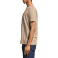 thumbnail image 2 of America 250th Anniversary Men T Shirts, 1776-2026 USA Flag Light Brown Graphic Crewneck Tee with Smooth Heat Transfer Print for Festivals - XXL, 2 of 2
