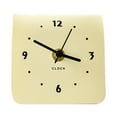 thumbnail image 2 of Xecvkr Small Modern Tabletop Clock Decorative Ornament for Living Room Desktop Home Office Decor Battery Not Included White, 2 of 6
