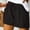 *Black, variant on ClodeEU Women's Plus Size Drawstring Elastic Waist Shorts with Pockets,Casual Summer Short Black,Womens Plus S