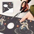 thumbnail image 6 of Yayeee Faucet Mat for Kitchen Sink 30" Diatomite Long Splash Guard Pad, Black Astronaut Space, 2 Pack, 6 of 7