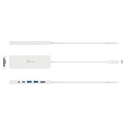 j5create USB-C® Multi-Port Hub, White, JCD373