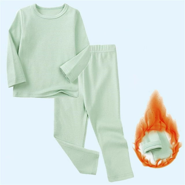 Kids' Solid Color Long Sleeve Shirt and Elastic Waist Pants Set - Soft Polyester Blend for Daily Wear and Play