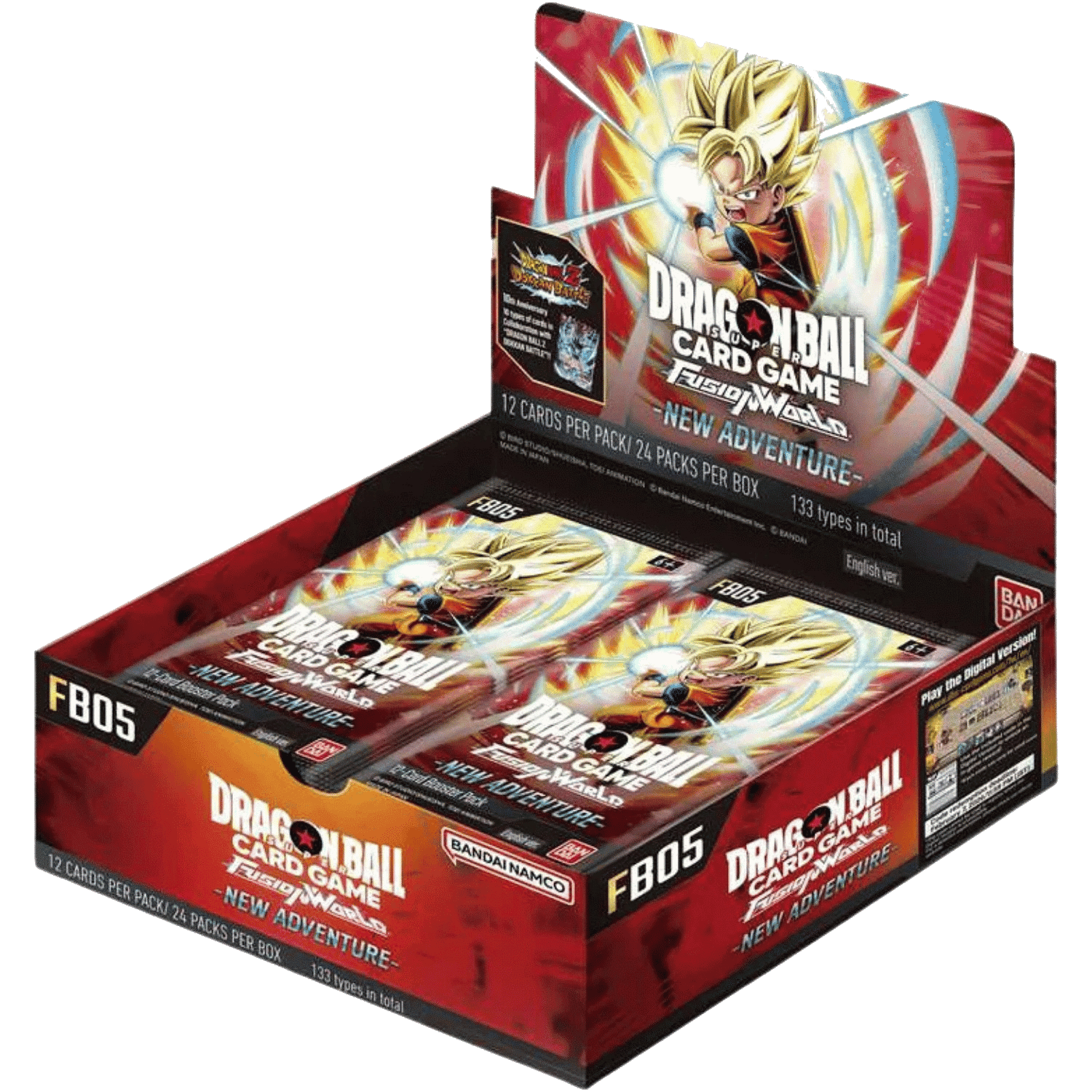 フュージョンワールド MANGA BOOSTER テープ付き　4BOX フュージョンワールド MANGA BOOSTER 01 4BOX テープ付未開封