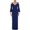 blue, variant on Ralph Lauren Womens Tiffin Gown Dress, Blue, 2