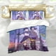 thumbnail image 5 of Suzume Conjunto de sábanas temático, trío de piezas, cómodo y amigable con la piel, diseño único, regalo de decoración para el hogar para familiares, amigos y fans,135cm *200cm, 5 of 6