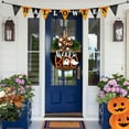 thumbnail image 5 of Jimin Halloween Door Sign Hanger Decorations, Cute Halloween Ghost Decor Welcome Wood Wreaths for Front Door Farmhouse Porch Wall Decor Outdoor, 5 of 6