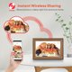 thumbnail image 2 of Touch Screen Digital Picture Frame 10.1 Inch WIFI Video Frame Digital Photoframe Built-in 32GB Storage for Photos Video Frameo, 2 of 5