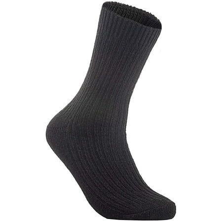 

Lovely Annie Men s 2 Pairs Wool Socks One Size 7-9 Black