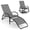 Gray, variant on Zaverox 2-in-1 Outdoor Rocking Chair with 4-Position Adjustable Backrest for Patio, Porch, Poolside – Comfortable Folding Design for Garden and Lawn Use