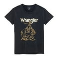 thumbnail image 3 of Wrangler Womens   Retro Boyfriend Fit  Tee XL Black, 3 of 3