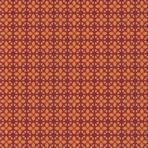 Ahgly Company Indoor Square Patterned Red Novelty Area Rugs, 4' Square