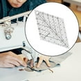 thumbnail image 6 of 60 Degree Diamond Quilting Template Free Quilting Templates Sewing Ruler Durable Craft Clear Portable for Sewing Supplies Tailors DIY Tools Large, 6 of 9