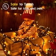 thumbnail image 4 of Cadena de luces LED Techip 300 de 33 m, color blanco cálido, impermeable, 4 of 6