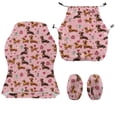 thumbnail image 7 of TSOVTHRID Dachshund Dog Heart Pink Print Gaming Chair Covers,Stretch Computer Chair Cover Scratch Resistant Gaming Chair Seat Cover with Armrest Slipcovers for Bedroom Office Valentine's Day Decor, 7 of 7