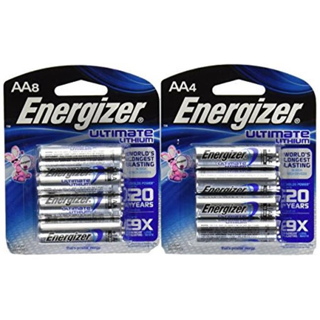 Eveready Battery L92SBP12 Ultimate Lithium Batteries AAA, 12 Per Pack