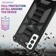 thumbnail image 4 of FIEWESEY for Samsung Galaxy S22 Phone Case, Shoftproof Military Grade Drop Protective Case with Kickstand Phone Case for Samsung Galaxy S22 5G 6.1 inch(Black), 4 of 6
