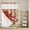 Red, variant on Ocean Red Octopus No Hook Shower Curtain with Snap in Liner, Waterproof Fabric Shower Curtains, Coastal Anchor Sea Boat Retro World Map Shower Curtain Set Top See Through for Bathroom 36"x78"