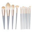 thumbnail image 4 of Juego de brochas de maquillaje Ticfox 10PCS color azul, 4 of 12
