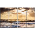 thumbnail image 2 of Lever de Soleil et Vagues de Mer Bleues Rugissantes, 2 of 3