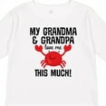 thumbnail image 4 of Inktastic Grandma Grandpa Love Me Boys Boys or Girls Long Sleeve Toddler T-Shirt, 4 of 5