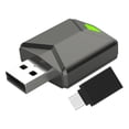 thumbnail image 4 of Miulika Mini Auto and Carplayer Wireless Adapter Portable USB Car Dongle Box Dark Gray, 4 of 9