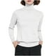 thumbnail image 1 of Suéter de cuello alto para mujer, clásico, ligero, de manga larga, suéter de cuello alto para mujer, 1 of 2