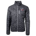 thumbnail image 2 of Men's Cutter & Buck Black FC Dallas Rainier PrimaLoft- Eco Insulated Printed Full-Zip Hoodie Puffer Jacket, 2 of 3