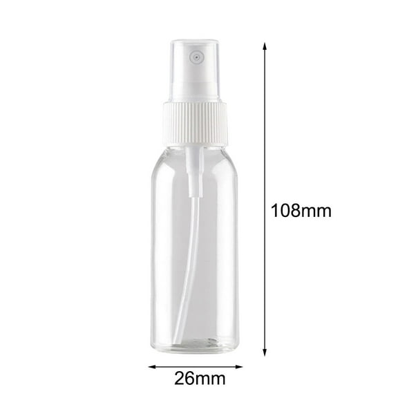 1 Pc 40ml Small Spray Bottle Fine Mist Spray Bottle Plastic Spray Bottles Empty Small Mini Fine Mist Travel Size Atomizer Tiny Sprayer for Little Perfume, Water, Alcohol, Samples, 4.25"x1.02", White