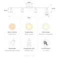thumbnail image 3 of Shura Dark Olive 4-Light Track Light with Rotatable Heads, Integrated LED, 3000K, 3 ft., 3 of 7