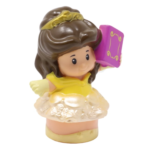 Replacement Part for Collectible Fisher-Price Little People Talking Princess Palace Castle Playset DRH13 - Replacement Beauty and The Beast Belle Princess holding a Book - Talking Castle Base
