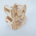 thumbnail image 2 of Rabbit Hay Feeder Rack Cartoon Shaped Wooden Hay Rack Feeder Bunny Hay Manger, 2 of 8