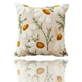 thumbnail image 2 of AAOMASSR 1pc Fiber Cushion Cover, Cottagecore Floral Embroidered Decorative Throw Pillow Case Without Filler For Sofa, 2 of 5