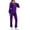 Dark Purple, variant on Resivox Womens Scrub Sets Plus Size Nursing Scrubs Petite V-Neck Scrub Tops and Pants Medical Scrubs Jogger Scrubs with Pockets Royal Blue XL