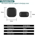 thumbnail image 5 of Tianle Charging Case Compatible with Samsung Galaxy Buds Pro SM-R190, Replacement Charger Case Dock Station for Galaxy Buds Pro Earbuds (Black), 5 of 6