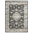 thumbnail image 2 of Aoile Vintage Area Rug 5x7, Washable Rug Low Pile Non-slip Floral Distressed Mat for Living Room Bedroom Dining Room Home Decor, Black, 2 of 8