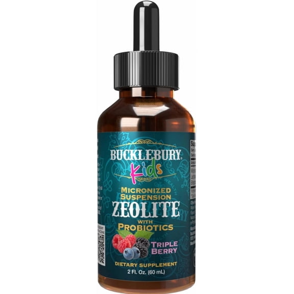 Zeolite for Kids - Delicious Berry-Flavored Zeolite Liquid Suspension with Probiotics - Natural Support for Kids' Health - 2 Fl Oz