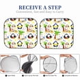 thumbnail image 5 of Picia Penguins On The Beach 2 Piece Car Windshield Sun Shade Foldable | Foldable Sun Shield for Front Window Blocks UV Rays and Keeps Your Vehicle Cool-Small, 5 of 7