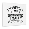 thumbnail image 2 of Scripture Walls Psalm 139:14 Hearts Wonderfully Bible Verse Canvas Christian Wall Art Ready to Hang Unframed, 2 of 18