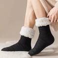 thumbnail image 2 of Slipper Socks with Grips Non Slip Soft Cozy Fuzzy Fleece Lined Socks for Cold Winter, 2 of 6