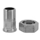 thumbnail image 1 of Conector de plomería de instalacia de tubería de acero inoxidable duradero para gas de hardware de tubería, 1 of 7