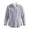 Blue, variant on Men's Strip Shirt Long Sleeve Button down Shirt Long Sleeve Dress Shirts Regular-Fit Casual Shirt Blue L