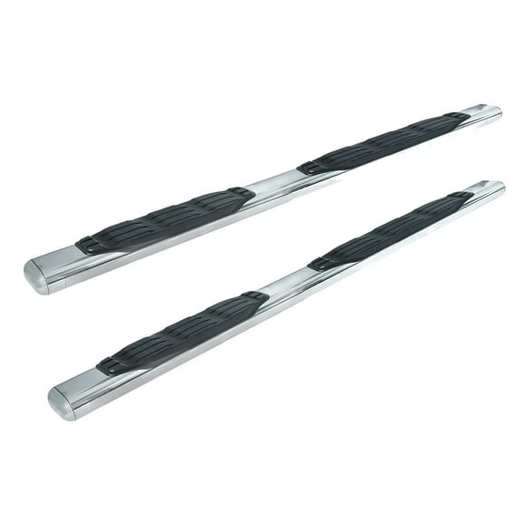Go Rhino 10587PS 5" 1000 Series Oval Side Steps - BOARDS ONLY For 99-24 Nissan, Jeep, Ram, Ford, Chevrolet, Toyota, Dodge, GMC